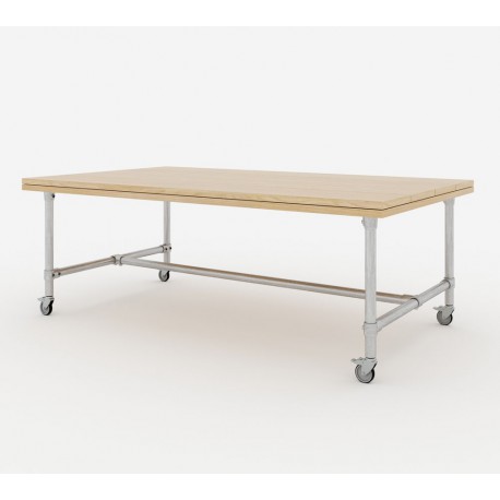 Stelaż stołu z rur 200x100x80 cm - Model 4 (Klemp) - Stoły warsztatowe