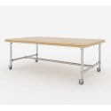 Stelaż stołu z rur 180x100x80 cm - Model 4 (Klemp)