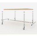Stelaż stołu z rur 140x100x80 cm - Model 4 (Klemp)