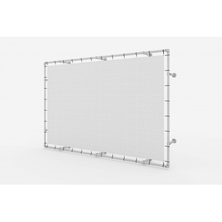 Wall Mounted Banner Aluminium Tension Frame on distances (Klemp) - Advertising
