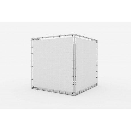 Cube publicitaire Bannière aluminium Cadre de tension (Klemp) - Publicité