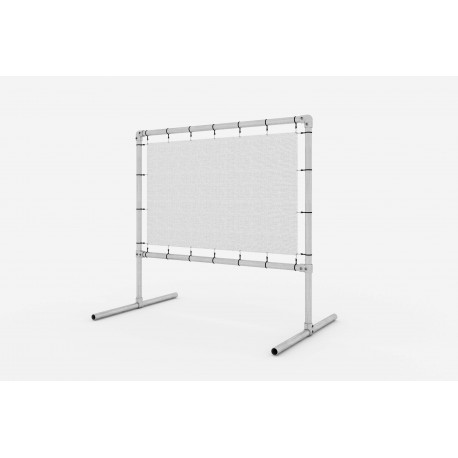 Freestanding advertising structure, adjustable - for banner (Klemp) - Free-standing structures