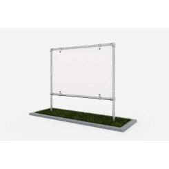 Freestanding advertising structure - for dibond screen - Free-standing structures - Klemp