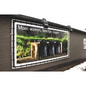 Cadre de tension mural en aluminium pour bannières publicitaires (Klemp)
