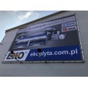 Telaio di tensione in alluminio a parete per banner pubblicitari (Klemp)