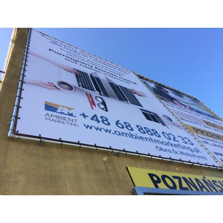 Wall Mounted Banner Aluminium Tension Frame No Banner And No