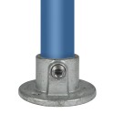 Flange, round Typ 10A, 21,3 mm, Galvanized (Klemp)