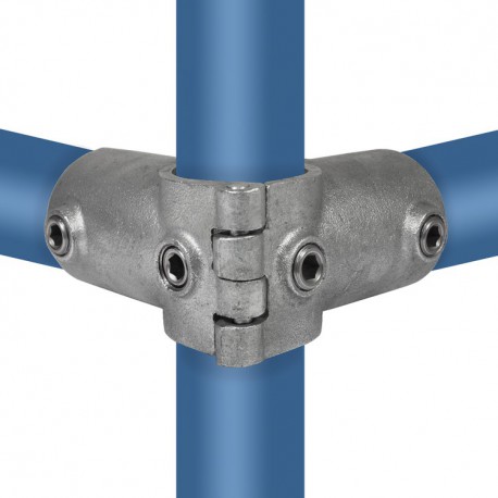 Aufklappbare Winkelverbindung 90° - Typ 20OE - 48,3 mm (Klemp) - Runde Rohrverbinder Verzinkt