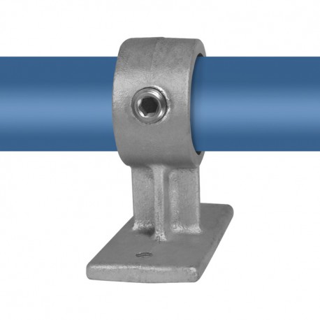 Supporto per corrimano Typ 34A, 21,3 mm, Zincato (Klemp) - Lampade a tubo rotonde