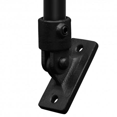Base pivotante Typ 51B, 26,9 mm, Le noir (Klemp) - Colliers de serrage noirs