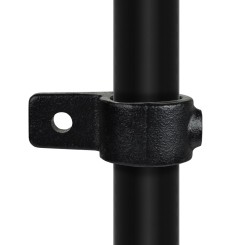 Coat hook - Typ 64A - 21,3 mm / ½" (BLACK) - Black Tubefittings - Klemp