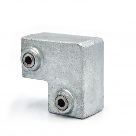 Genouillère 90° Typ 6S, 25 mm, Galvanisé (Klemp) - Colliers de serrage carrés