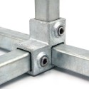 Angle of continuous uprightTyp 20S, 25 mm, Galvanized (Klemp)