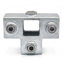 Side Outlet Tee Typ 24S, 25 mm, Galvanized (Klemp)