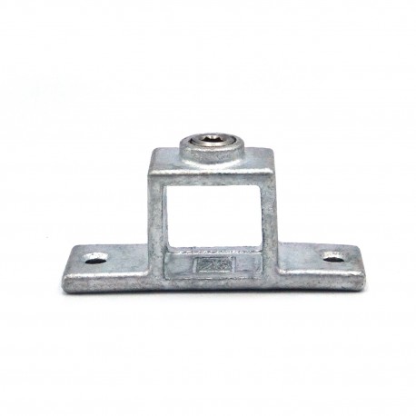 Collar plate dubble sided lip Typ 56S, 25 mm, Galvanized (Klemp) - Square Tubefittings