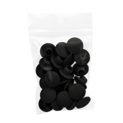 Plastic screw cap black (25 pieces per bag) - Typ 78A - 21,3 mm - Tubefittings - Klemp