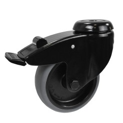 Swivel Wheel Black 50 mm - Accessories for Tube Fittings - Klemp