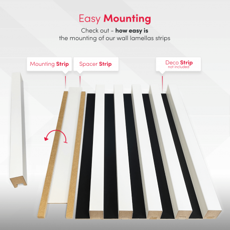 MDF Standard Slats 29x40 (Klemp) MDF Standard Slats 29x40 (Klemp)