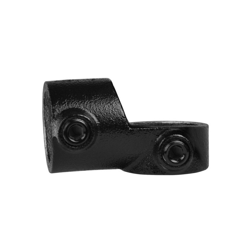 Adjustible Swivel Tee Typ 49D, 42,4 mm, Black (Klemp) - Black Tubefittings