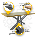 Table frame - dining table LOFT - STG-M (Klemp)
