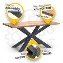 Table frame - dining table LOFT - STP-M (Klemp) Table frame - dining table LOFT - STP-M (Klemp)