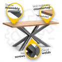 Table frame - dining table LOFT - STP-M (Klemp)