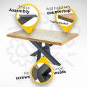 Table frame - coffee table LOFT - STG-K (Klemp) Table frame - coffee table LOFT - STG-K (Klemp)