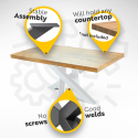 Table frame - coffee table LOFT - STG-K (Klemp)