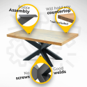 Table frame - coffee table LOFT - STP-K (Klemp) Table frame - coffee table LOFT - STP-K (Klemp)