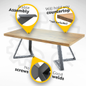 Table frame - coffee table LOFT - STV2-K (Klemp)