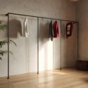 Clothes Rack Hannover - Wall mounted - Black (Klemp)