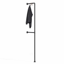 Clothes Rack Münster - Wall mounted - Black (Klemp)