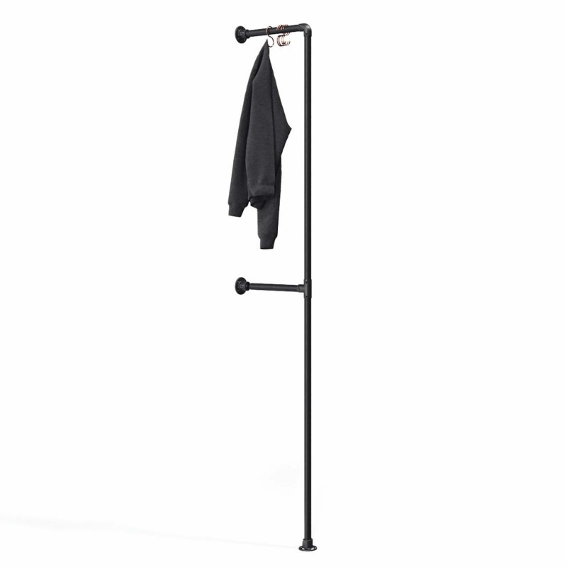 Clothes Rack Münster - Wall mounted - Black (Klemp) - Kits