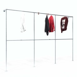 Clothes Rack Stuttgart - Wall mounted - Galvanized | Klemp