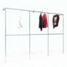 Clothes Rack Stuttgart - Wall mounted - Galvanized Klemp 24-STU-W-S Clothes Rails