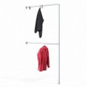 Clothes Rack Essen - Wall mounted - Galvanized Klemp 24-ESS-W-S Clothes Rails