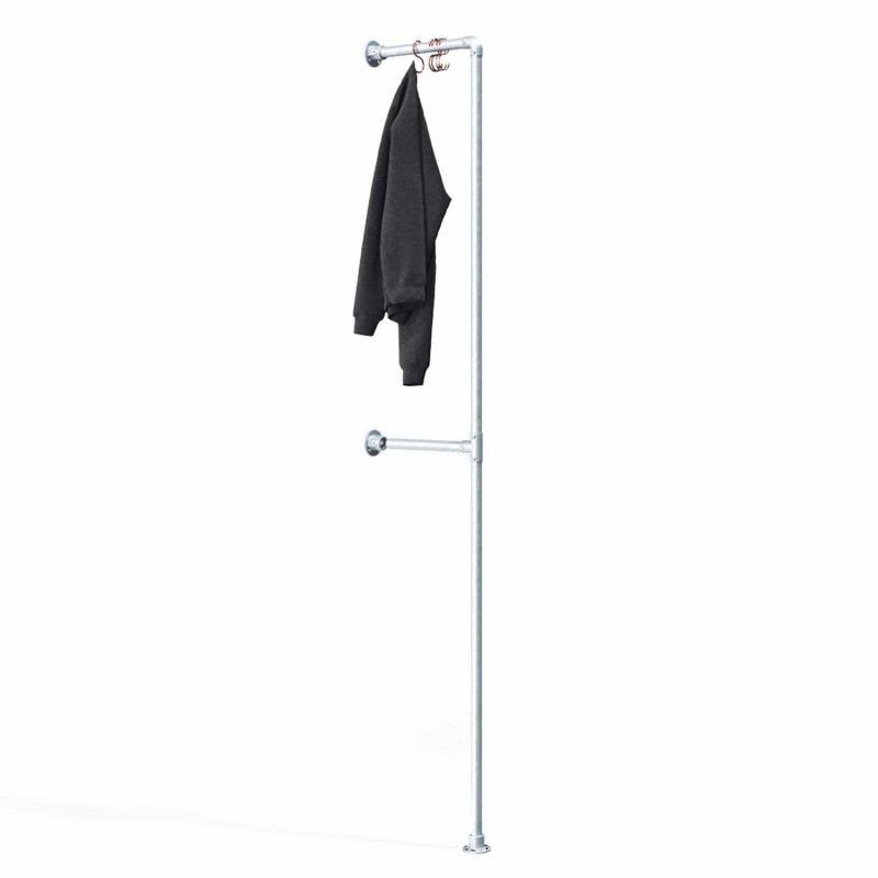 Clothes Rack Münster - Wall mounted - Galvanized (Klemp) - Kits