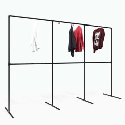 Clothes Rack Stuttgart - Freestanding - Black | Klemp