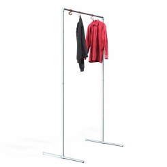 Clothes Rack München - Freestanding - Galvanized Klemp 24-OMUN-F-S Clothes Rails