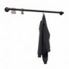 Clothes rail Bielefeld - Wall mounted - Black Klemp 24-BIE-B Clothes Rails