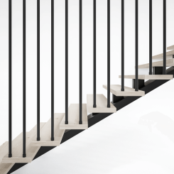 Vertial Bar Stair Railing 250-300 cm - Vertial Handrails - Klemp