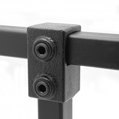Short T-piece Typ 2S, 25 mm, Black (Klemp) Short T-piece Typ 2S, 25 mm, Black (Klemp)
