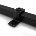Rohrverbinder für Plattenbefestigung - 25 mm - Typ 55S-25-B (schwarz) (Klemp)
