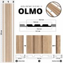 Panneaux muraux haut de gamme OLMO - Chêne Or II (Klemp)