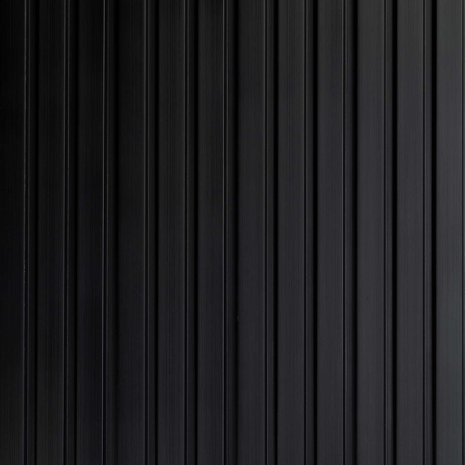 premium schwarz günstig Kaufen-Premium Wandpaneele OLMO - Schwarz. Premium Wandpaneele OLMO - Schwarz <![CDATA[Die Paneele aus der Olmo Kollektion passen perfekt in minimalistische Innenräume, in denen Zeitlosigkeit und Vielseitigkeit wichtig sind. Die schlichte Form der Lamellen harm
