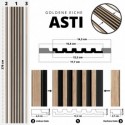 Panneaux muraux haut de gamme ASTI - Chêne Or I (Klemp)