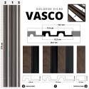 Premium wandpanelen VASCO - Walnoot (Klemp)