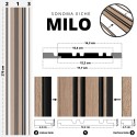 Wall panel - Milo - DS - Oak sonoma (Klemp)