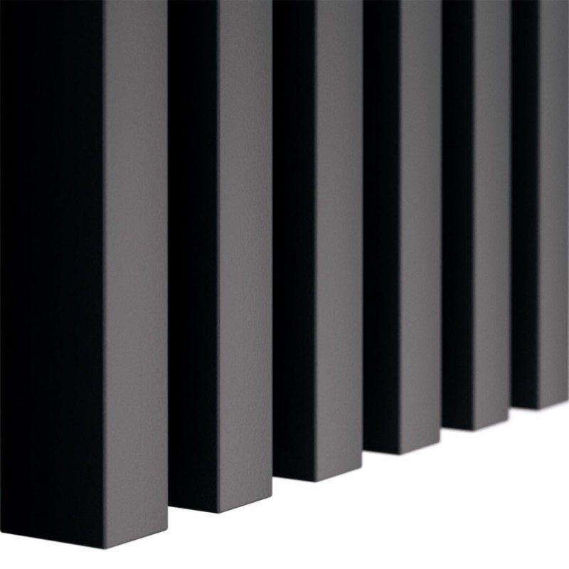 MDF Classic Slats 30x40 - Black mat - 17 pieces (Klemp) - MDF slats Classic
