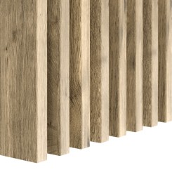 Freestanding MDF Slats 22x70 - Wotan oak - 10 pieces (Klemp)